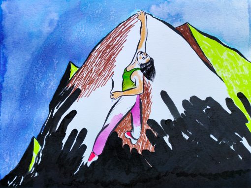 The most difficult peaks are found within us